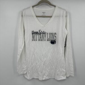 Concepts Sport Penn State Nittany Lions Women Sleepwear White Long Sleeve Shirt